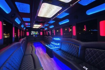 Carrollton Limousine Bus Interior
