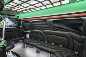 Carrollton Sprinter Party Bus Interior