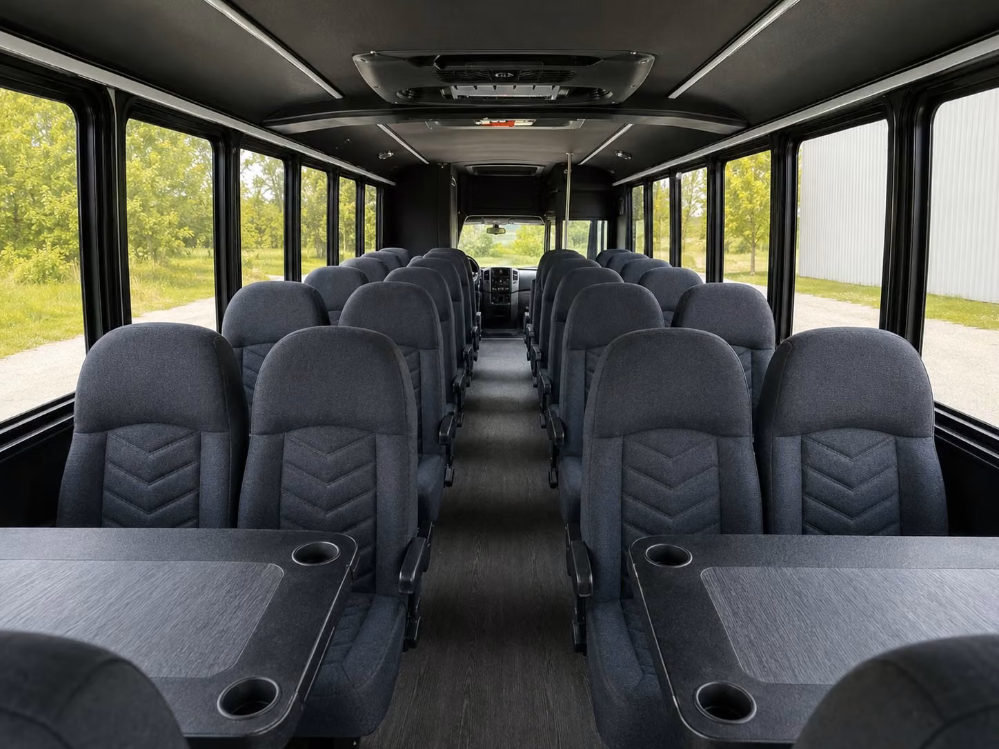 20 passenger minibus inside
