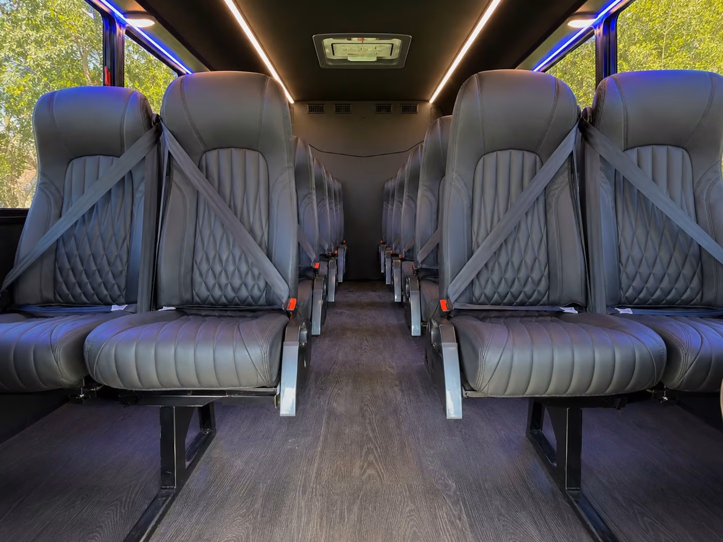20 passenger minibus interior