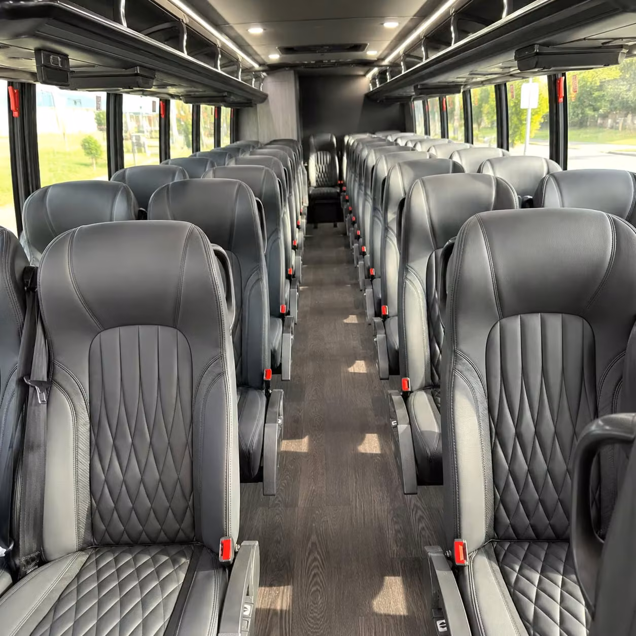 25 passenger minibus interior