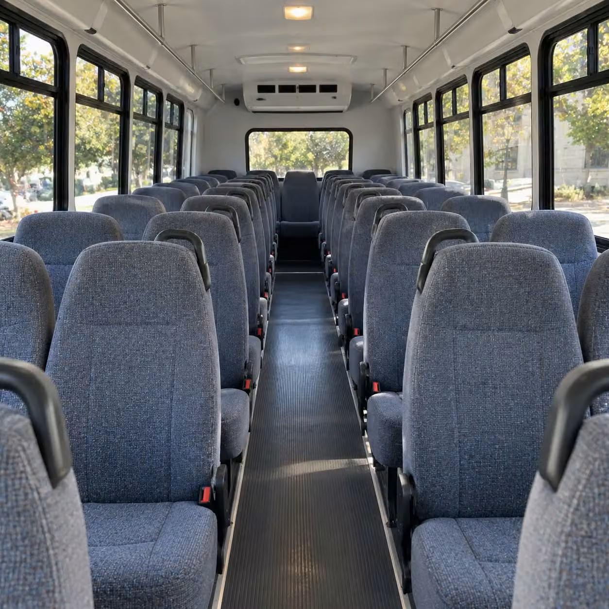 30 passenger minibus interior