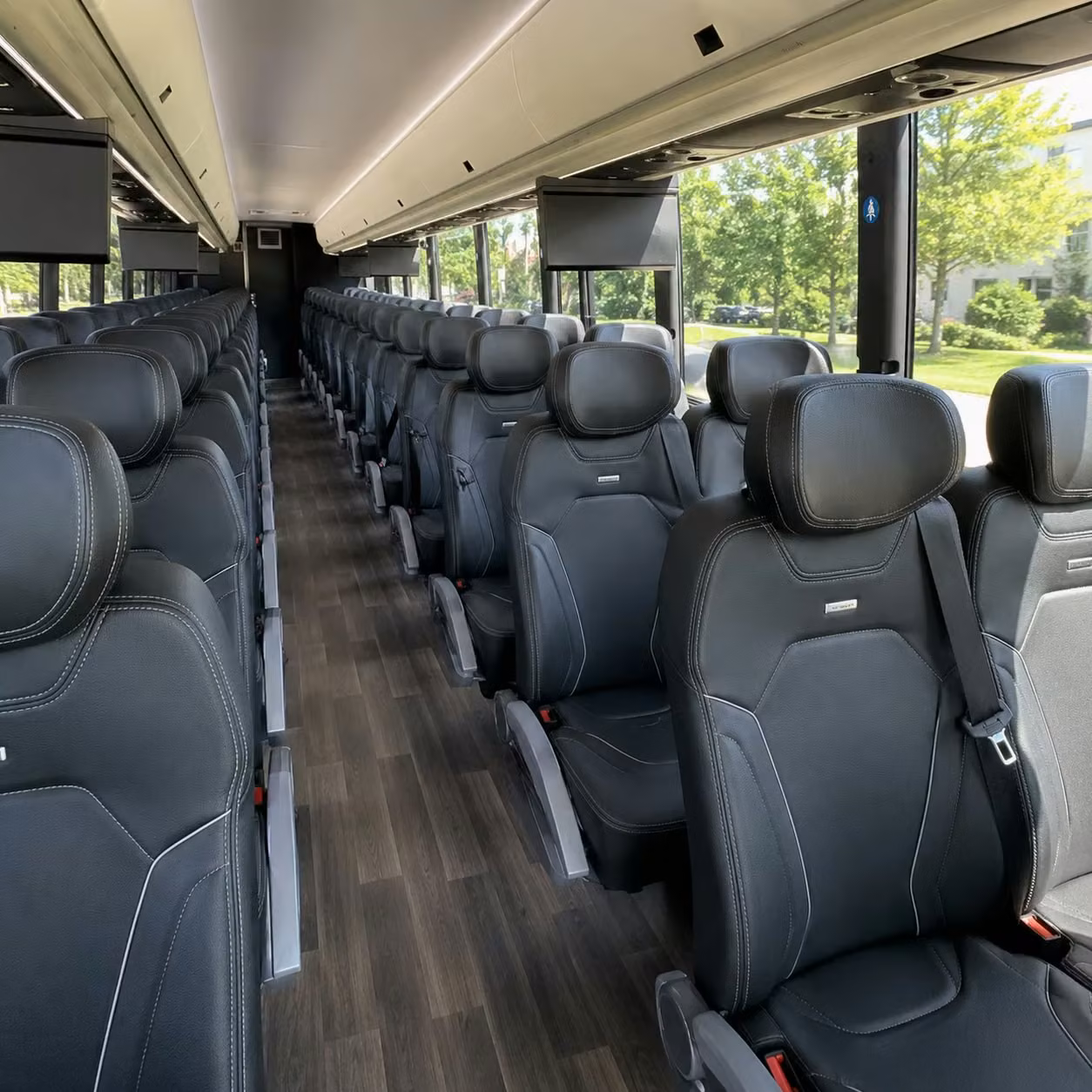 carrollton charter bus interior gallery