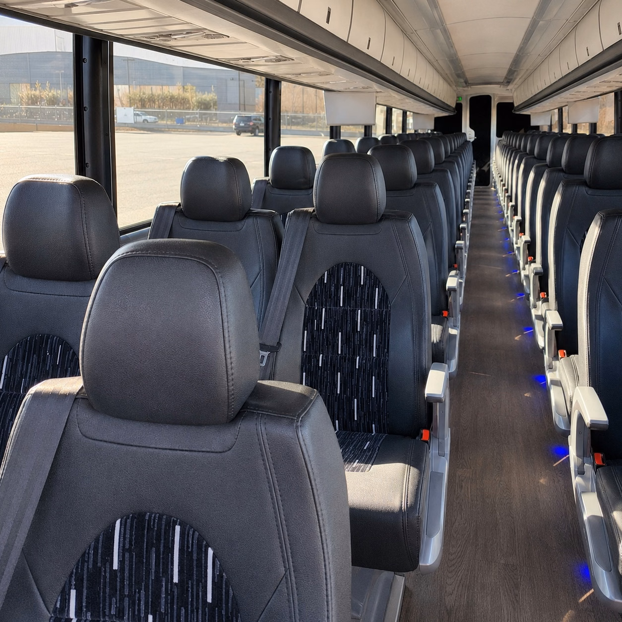 carrollton charter bus interior