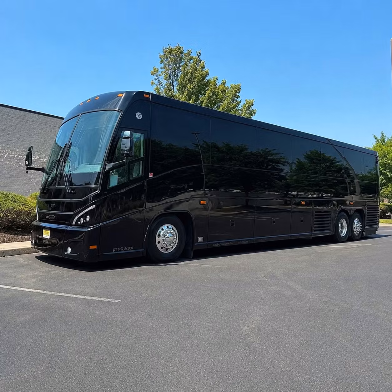 carrollton charter bus rental exterior
